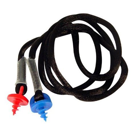Radians Cepnc B Custom Molded Earplugs Black Neckcord With Red And Blue Screws Home