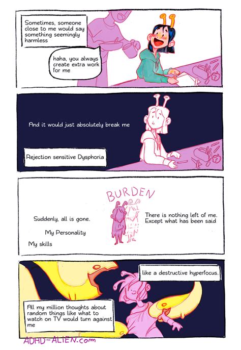 A family member with adhd and i both have similar experiences with romantic relationships: Rejection Sensitive Dysphoria - adhd-alien.com