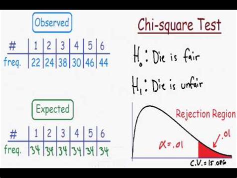 Contengency table) formed by two categorical variables. Chi Square Test - Explained - YouTube