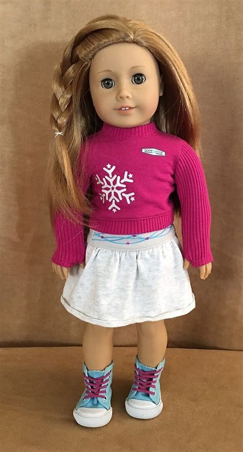 Mia Le American Girl Of The Year 2008 Doll Ice Skater Meet Outfit
