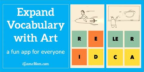 Expand Vocabulary with Art -- A Fun Word Game App