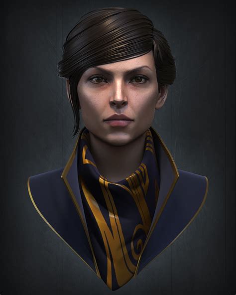 Dishonored 2 Fan Art Studies Zbrushcentral Dishonored Emily Emily