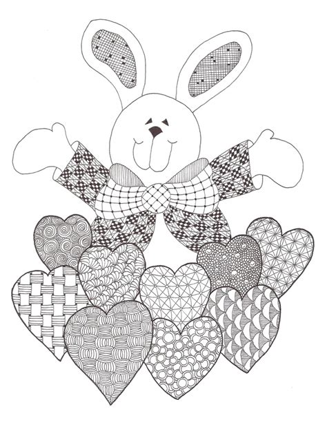 Zentangle Made By Mariska Den Boer 103 Easter Coloring Pages Adult