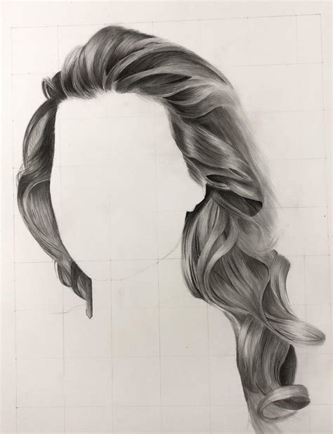 Drawing 👩‍🦱 Curly Hair Rdrawing