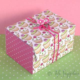 Hazel Fisher Creations Cupcakes And Roses Part Diy Gift Box Diy