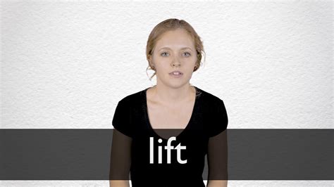 How To Pronounce Lift In British English Youtube