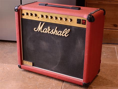 Marshall Jcm 800 4210 50w Lead Rare Red Tolex Marshall Serviced
