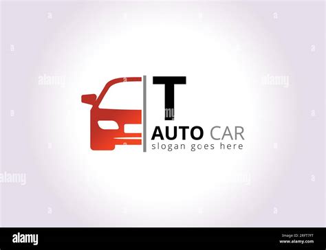 Letter T Car Logo Design Template Inspiration Vector Illustration