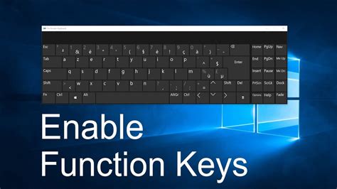 How To Enable Or Disable Function Keys In Windows Youtube