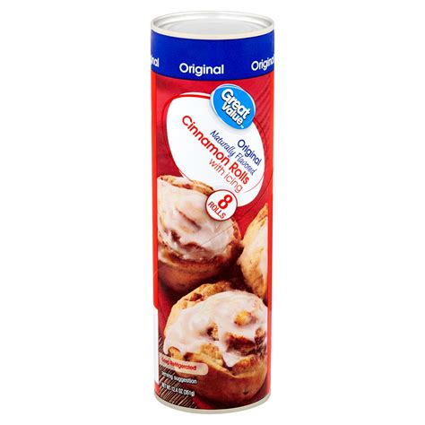 Great Value Original Cinnamon Rolls With Icing 8 Count