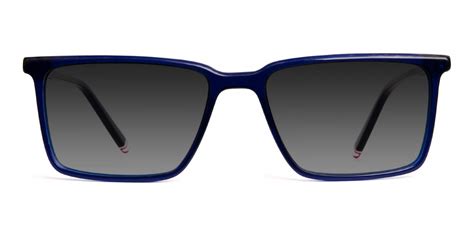 Cheadle 6 S Blue Tinted Rectangular Sunglasses Specscart ®