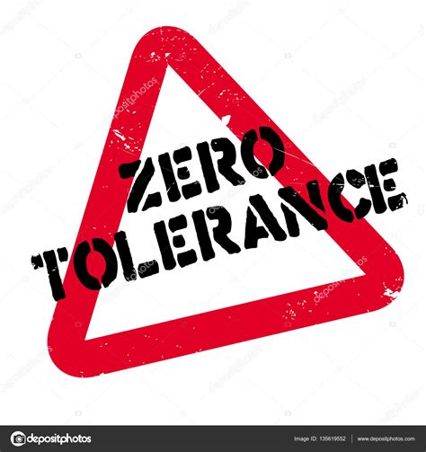 Zero Tolerance Rubber Stamp Stock Vector By Lkeskinen