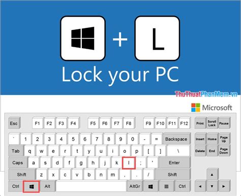 Shortcuts Lock Screen Computers Laptops Running Windows 10 8 7