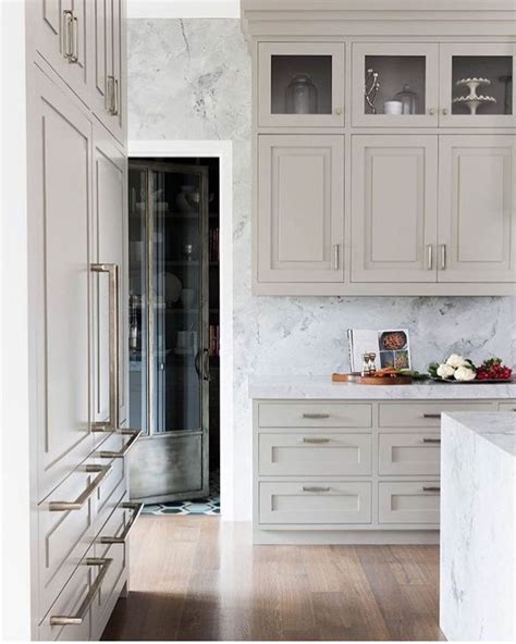 Lovely Putty Colored Kitchen Cabinets Kitchen Design Kitchen Marble