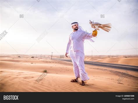 Arabic Man Desert His Image And Photo Free Trial Bigstock