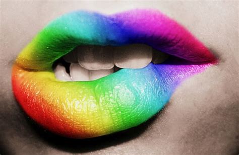 Best 25 Rainbow Lips Ideas On Pinterest Glitter Lipstick Lip