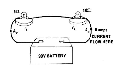 How to wire lights in series? Direct Current (DC) Electrical Circuits by Ron Kurtus - Physics Lessons