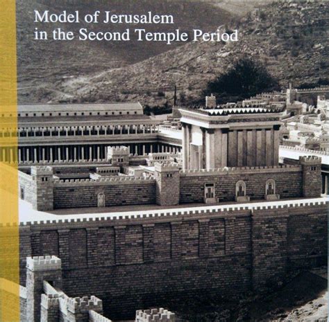 Model Of Jerusalem In The Second Temple Period Books My Jerusalem Store