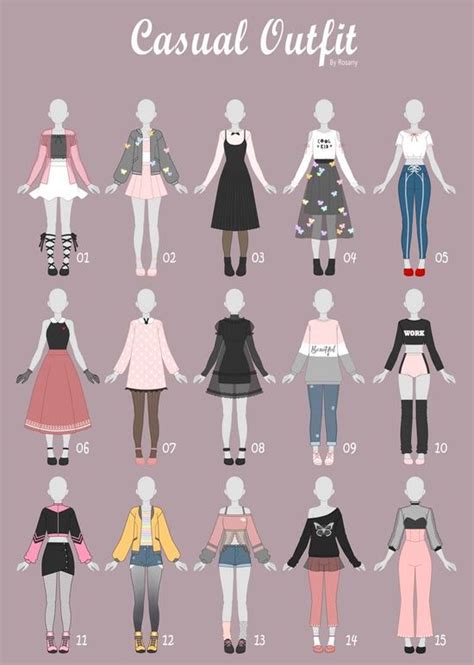 Desain Baju Anime Perempuan 57 Koleksi Gambar