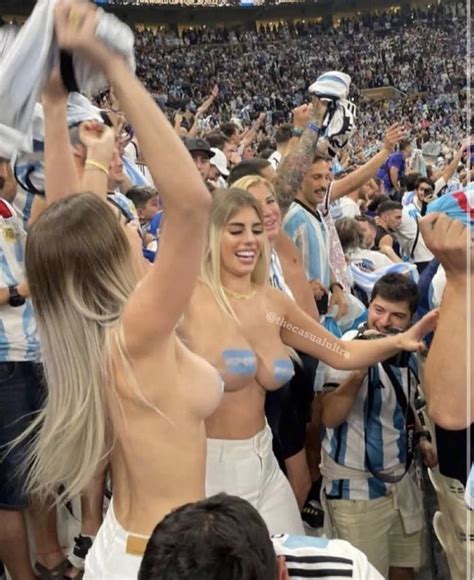 Topless Celebrating Argentina World Cup Win Nudes Exhibitionistfun