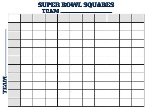 Best Super Bowl Football Squares Printable Football Squares Super Bowl Football Football