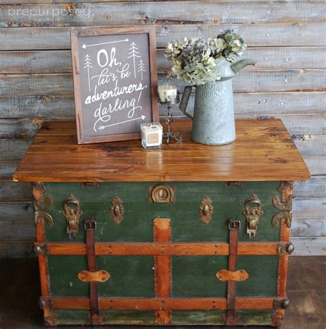 Maybe you would like to learn more about one of these? Antique Steamer Trunk Turned Coffee Table - brepurposed
