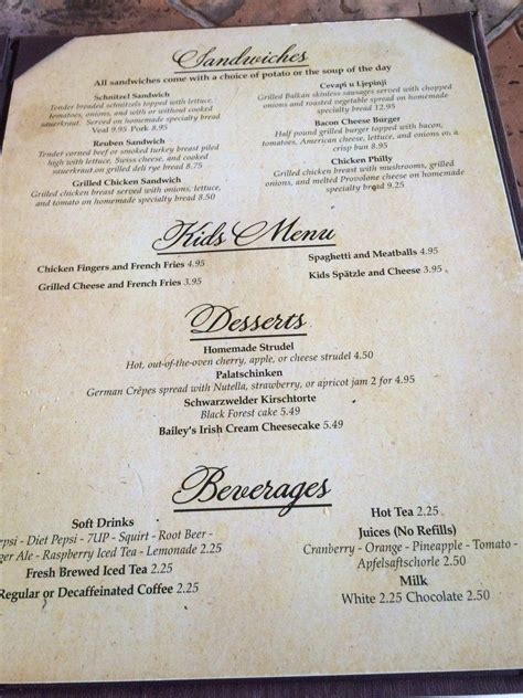 No matter the time of day, there are always loyal customers waiting to be fed. Das Schnitzel Haus in Parma - Restaurant menu and reviews