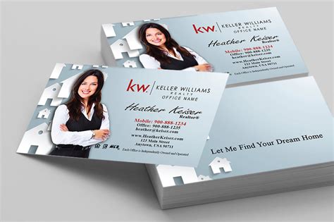 You will be asked to enter the card information or uploadart work. Keller Williams Realty Business Card Templates Online ...