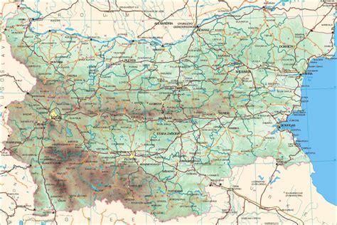 Bulg Ria Mapas Geogr Ficos Da Bulg Ria Enciclop Dia Global