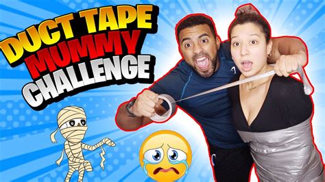 Extreme Duct Tape Mummy Challenge She Passed Out Youtube