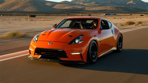 Orange Nissan Sports Car Automotive Wallpaper