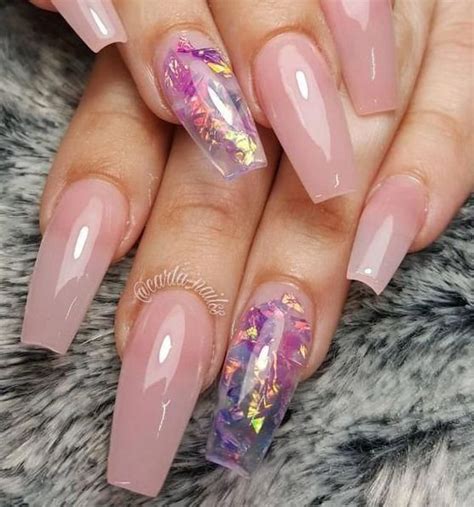 How To Do Gel Nails At Home In 2020 Pink Acrylic Nails Coffin Nails