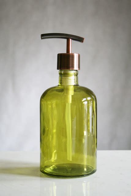 Check out towel racks, shower shelves, soap dispensers, brush holders and more here. Rail19 Recycled Glass Soap Dispensers - Modern - Bathroom ...