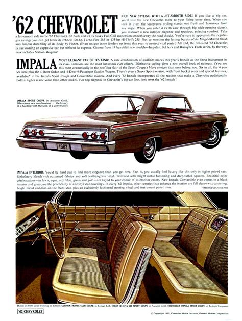 Pin By Rob On Automobile Adsbrochurespromotional Chevrolet