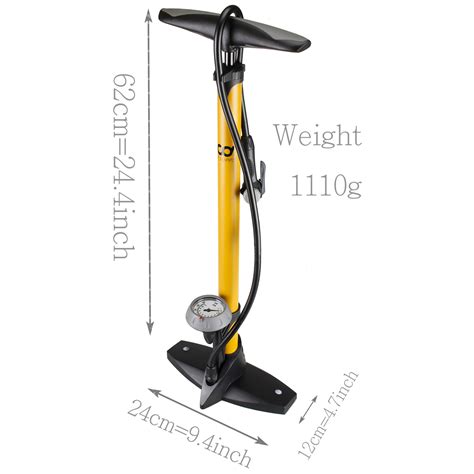 Enter your measurements to see. Buy CyclingDeal High Pressure Bicycle Bike Floor Air Pump Gauge 160 Psi| CD