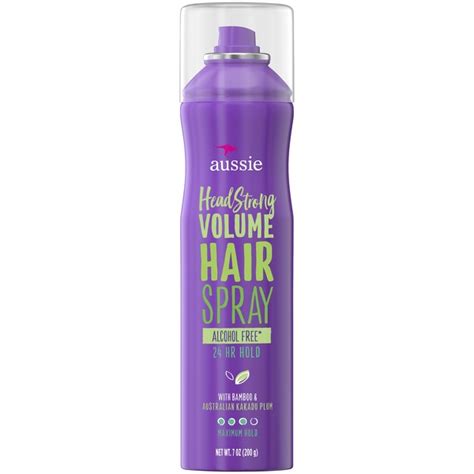Aussie Headstrong Volume Alcohol Free Hairspray 7 Oz From Safeway