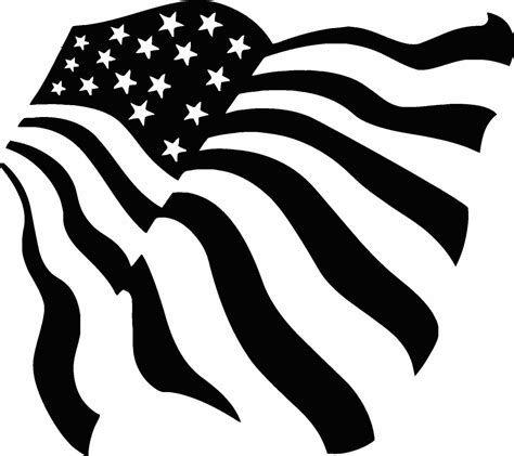 American Flag Vinyl Decal F11