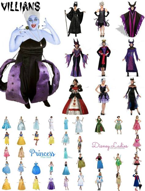 Plus Size Disney Costumes 2017 Womens Characters Disney Halloween
