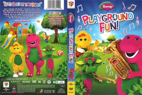 Barney Playground Fun Dvd Cover 2017 R1