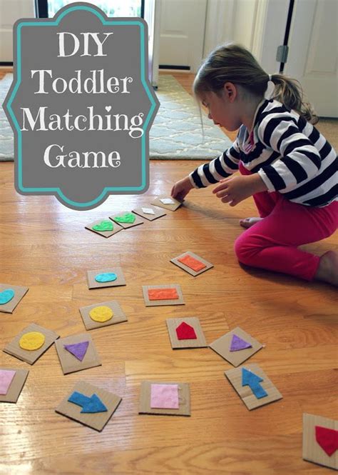 DIY toddler matching game for under $1 - all things DIY ...