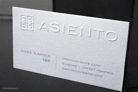 These days, business cards come in all kinds of wonderful shapes, sizes and mediums, but for your reference, here is a rundown of standard, or traditional, business card sizes according to region: Embossed design FREE with online print purchase | RockDesign.com