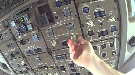 Boeing 777 200 Preflight Part 4 Flight Deck Overhead Panel Checks And