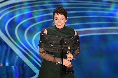 Watch Olivia Colmans Speech For 2019 Oscar Win Oscars 2019 News