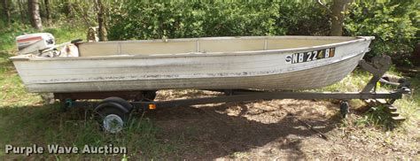 Montgomery Ward Sea King Aluminum Boat
