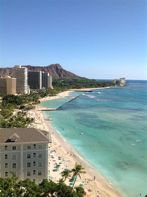 A View Of Diamond Head From Moana Surfrider A Westin Resort And Spa
