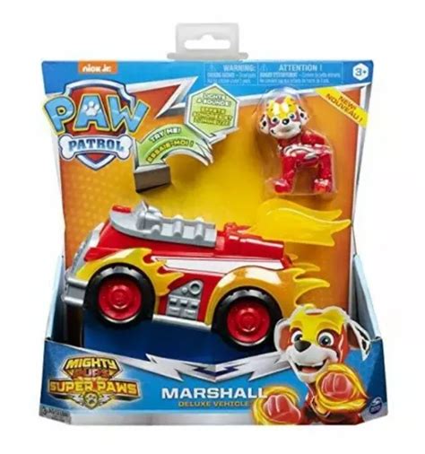 Paw Patrol Mighty Pups Super Paws Marshalls Deluxe Vehicle True