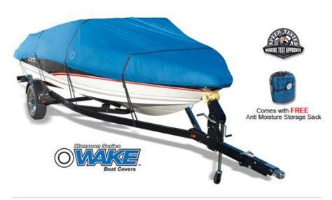 Find Wake Monsoon Series Boat Cover Fits 12 14 L Caribbean Blue