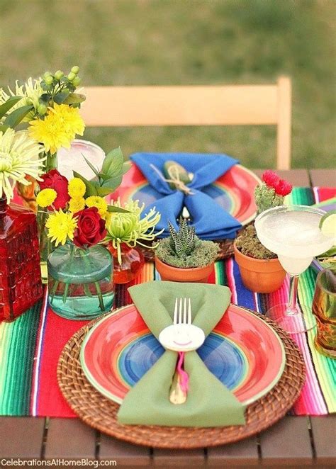 Mexican Party Ideas And Fiesta Themed Tablescape Mexican Fiesta Party