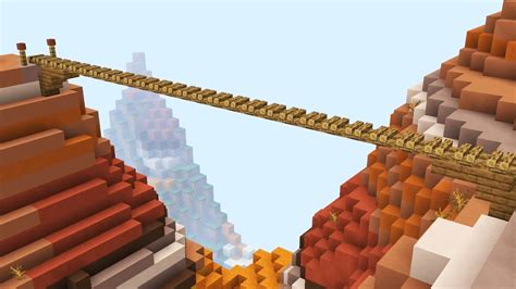 Suspension Bridge In Minecraft 114 Youtube