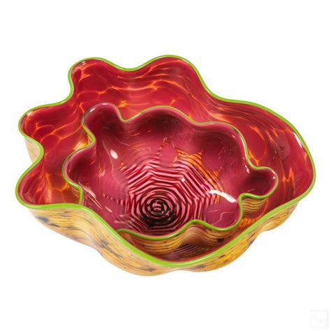 Sold Price Dale Chihuly Moroccan Macchia Art Glass Sculptures August